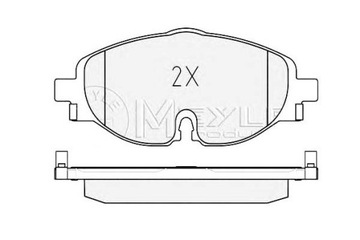 фото thumb №2, Тормозные колодки тормозные vw перед golf vii a3 octavia leon