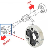 фото thumb №1, Шарнир гибкий вала vw t-roc 2.0 tdi 2.0 tsi