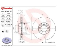 фото thumb №1, Brembo диск тормозная 301x30 v iveco daily