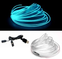 5m світловод  el wire led rgb стрічка ремінь освітлення салону usb 7 кольорів в Україні, фото thumb