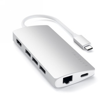 ХАБ ДЛЯ MACBOOK IPAD Алюминиевый адаптер Satechi V2