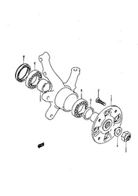 фото thumb №3, Кольцо распорный подшипник перед