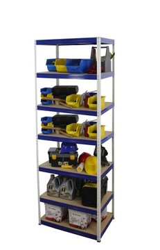 Полка складская металлическая Подставка HELIOS 270x75x40см 7Px275kg SOLID HIGH