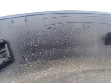 фото thumb №11, Mitsubishi eclipse cross 18- накладка правый зад