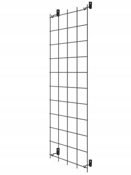 Krata Ogrodowa 65x170cm Metal Czarna - 4 Uchwyty