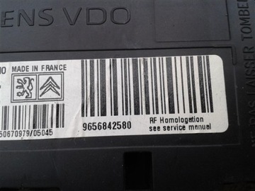 фото thumb №5, Модуль ecu peugeot 607 2.2 hdi 9656842580