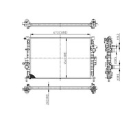 фото thumb №1, Радиатор do ford escape 2013-2016 1786804