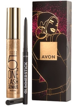 Набор для макияжа глаз AVON Genius Тушь для ресниц Genius Blackest Black Liner