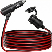 Роз'єм прикурювача przedłużacz міцний 4m з вимикач 12v 24v sparky 480w Оригінал, фото thumb