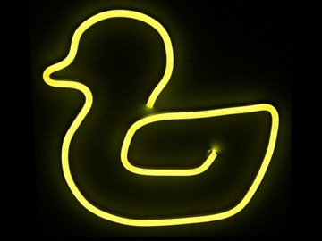 NEON DUCK LED FLEX DUCK LEMON ŚWIDNIK