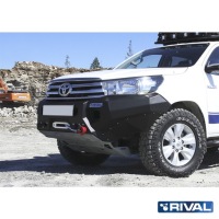 фото thumb №1, Бампер передний rival 4x4 toyota hilux 2015-2020 2018-2020 tuv