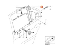 фото thumb №10, Bmw 7 e38 кронштейн ролети сонцезахисний 51168169707