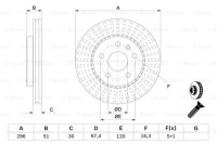 фото thumb №3, Гальмівні диски гальмівні колодки перед bosch chevrolet malibu
