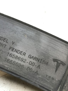 фото thumb №10, Tesla модель y 20- накладка планка крила правий перед 1658692-00-a