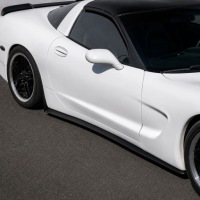 фото thumb №11, Планки накладка порогові eos – чорний mat chevrolet corvette c5 1997-2004