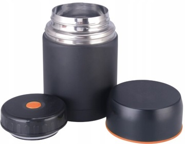 TERMOS OBIADOWY 500ml LUNCH BOX NA ŻYWNOŚĆ ZUPĘ OLDMAN STALOWY czarny