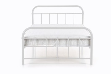 КРОВАТЬ МЕТАЛЛ 120х200 БЕЛАЯ + КАРКАС ЛИНДА Halmar
