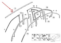 Bmw 5 e39 левая молдинг кровельная 51138195561 8195561 оригинальная Киев, фото thumb