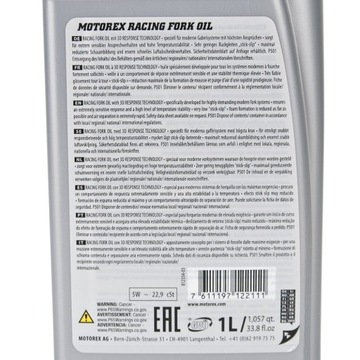 Motorex Moto Racing Fork Oil 5W 1л для амортизаторов