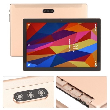 Планшет 10,1 дюйма, HD IPS-дисплей, 6 ГБ ОЗУ, 128 ГБ ПЗУ, две SIM-карты, восьмиядерный процессор, 13 Мпикс.
