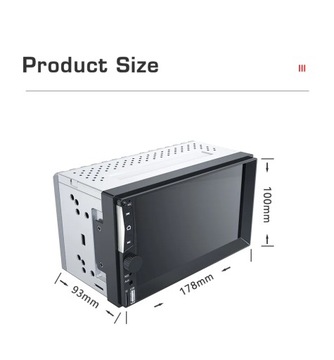 Стиль CA7052SWMIC Автомобильный MP5-плеер 2din Bluetooth Carplay Mirrorli