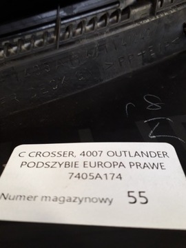 фото thumb №5, C-crosser 4007 outlander панель под лобовым стеклом правые европа 7405a174