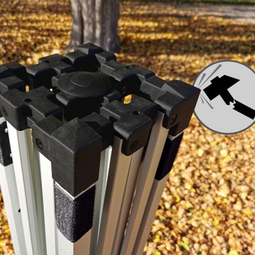 Садовая беседка 3x3 Super Aluminium складная