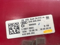 фото thumb №9, Audi a8 d4 лампа правий задня кришки 4h0945094 eu
