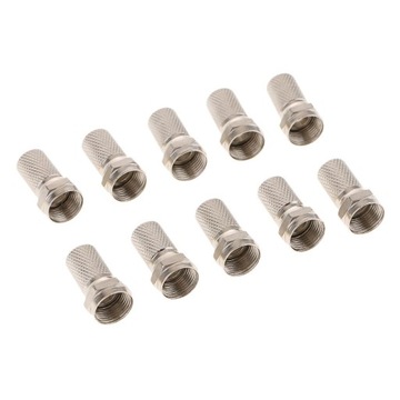 10 на разъеме RG6 F-типа для коаксиальных кабелей
