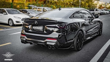 фото thumb №10, Карбоновий дифузор спойлер зад bmw g22 g23 sq стиль