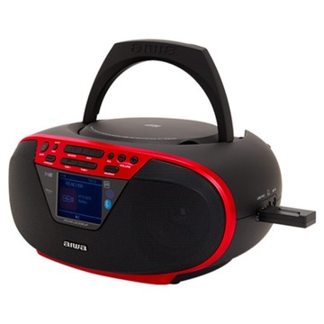 БУМБОКС Bluetooth 6ВТ РАДИОУСТРОЙСТВО CD FM AUX AIWA BBTU-500DAB/RD + ПУЛЬТ ДИСТАНЦИОННОГО УПРАВЛЕНИЯ