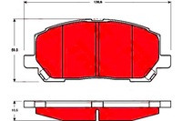 фото thumb №2, Trw gdb3286 набір гальмівних колодок гальмівних, гальма дискові