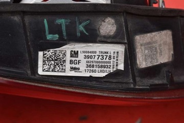 фото thumb №7, Лампа левая зад задняя 39077378 opel astra 5 v k универсал 15-20