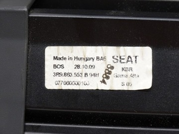 фото thumb №12, Ролета багажника seat оригинальный номер 3r9863553b