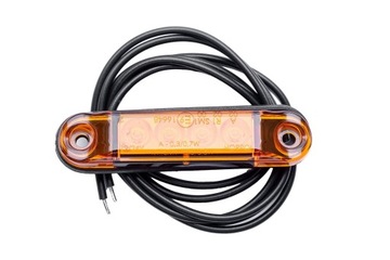 Габаритный фонарь оранжевый HORPOL LD 2328 LED типа SLIM с кабелем 0,5м