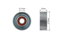 фото thumb №1, Ролик ремень многоручейковый honda civic 1.4, fit 1.2-1.4 08-