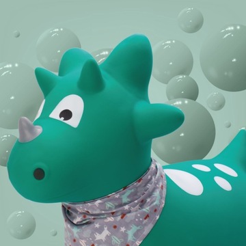 Джемпер детский с туфлями Dino, зеленый, с банданой Sun Baby