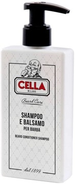 Шампунь и кондиционер Cella, 200 мл, для бороды и усов