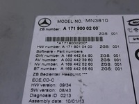 фото thumb №2, Mercedes slk r171 радіо навігація a1719000200