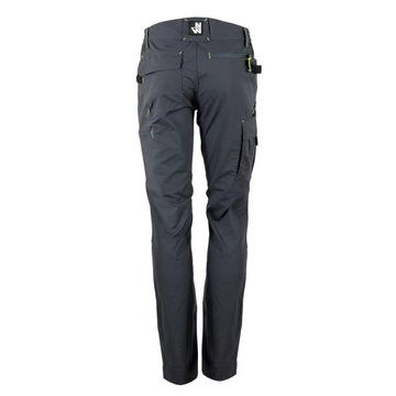 Рабочие брюки СЕРЫЕ SLIM FIT STRETCH 54 XL ELASTIC COMFORTABLE EDWARD