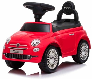 Самоходный ходунок Fiat 500 - Коралло красный