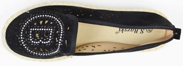 BARSKI Espadryle Baleriny Czarne 33150 r.39