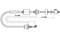 фото thumb №1, Ate трос сцепления nissan kubistar renault clio ii