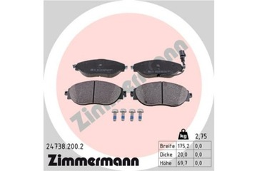 фото thumb №15, Гальмівні колодки гальмо. vw sharan 10- перед