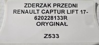 Бампер передній renault captur lift 17- 620228133r в Україні, фото thumb