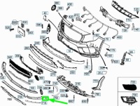 фото thumb №10, Mercedes-benz gla x156 бампер передний левое a1568853525