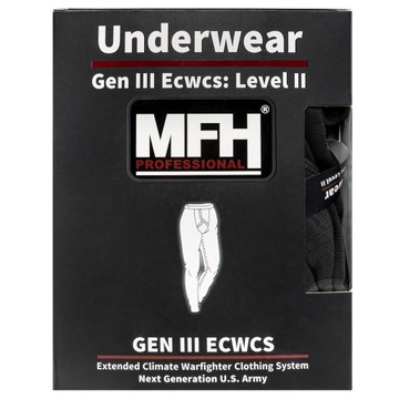 Мужские термолеггинсы MFH US Level II GEN III - Черный L