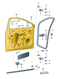 фото thumb №1, Двері лівий-передній seat leon iii оригінал 5f4831055a