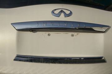 фото thumb №1, Планка крышки багажника нижняя хром infiniti qx80