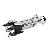 фото thumb №13, Клаксон сигнал пневматическая 300db хром компрессор 12/24v автомобильная